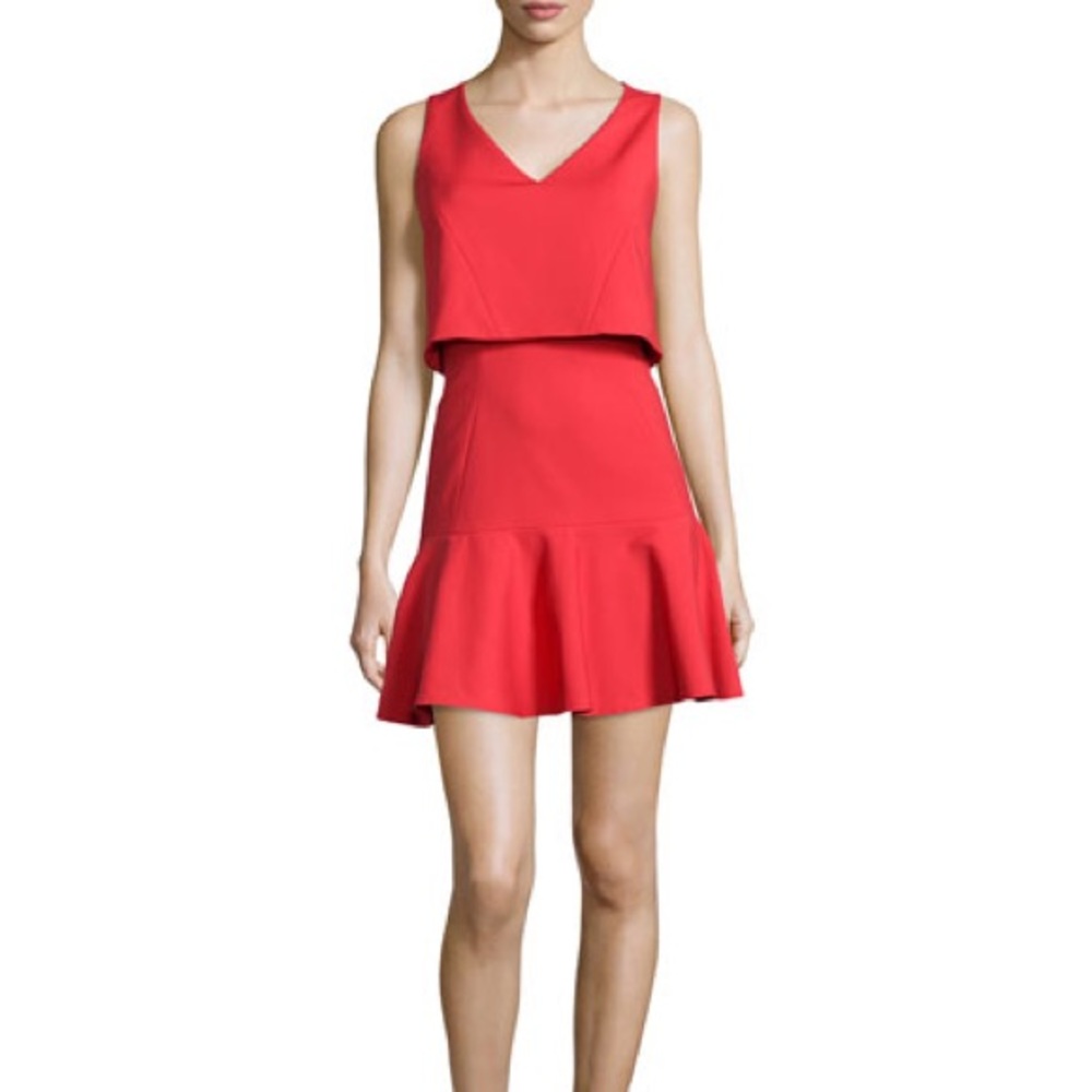 Black Halo Red Shawna Mini Dress